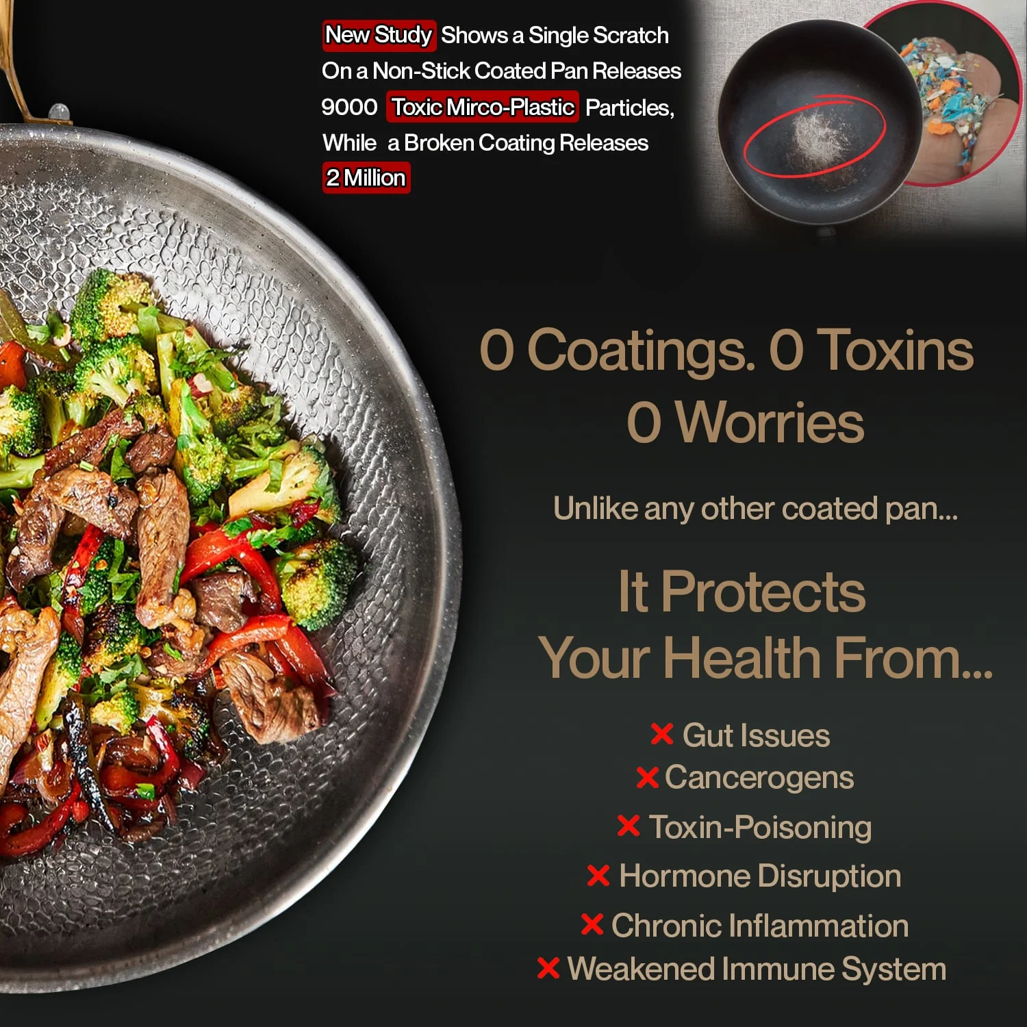 TAIMA Certified Pure Titanium Wok Pan Pro - Image 9